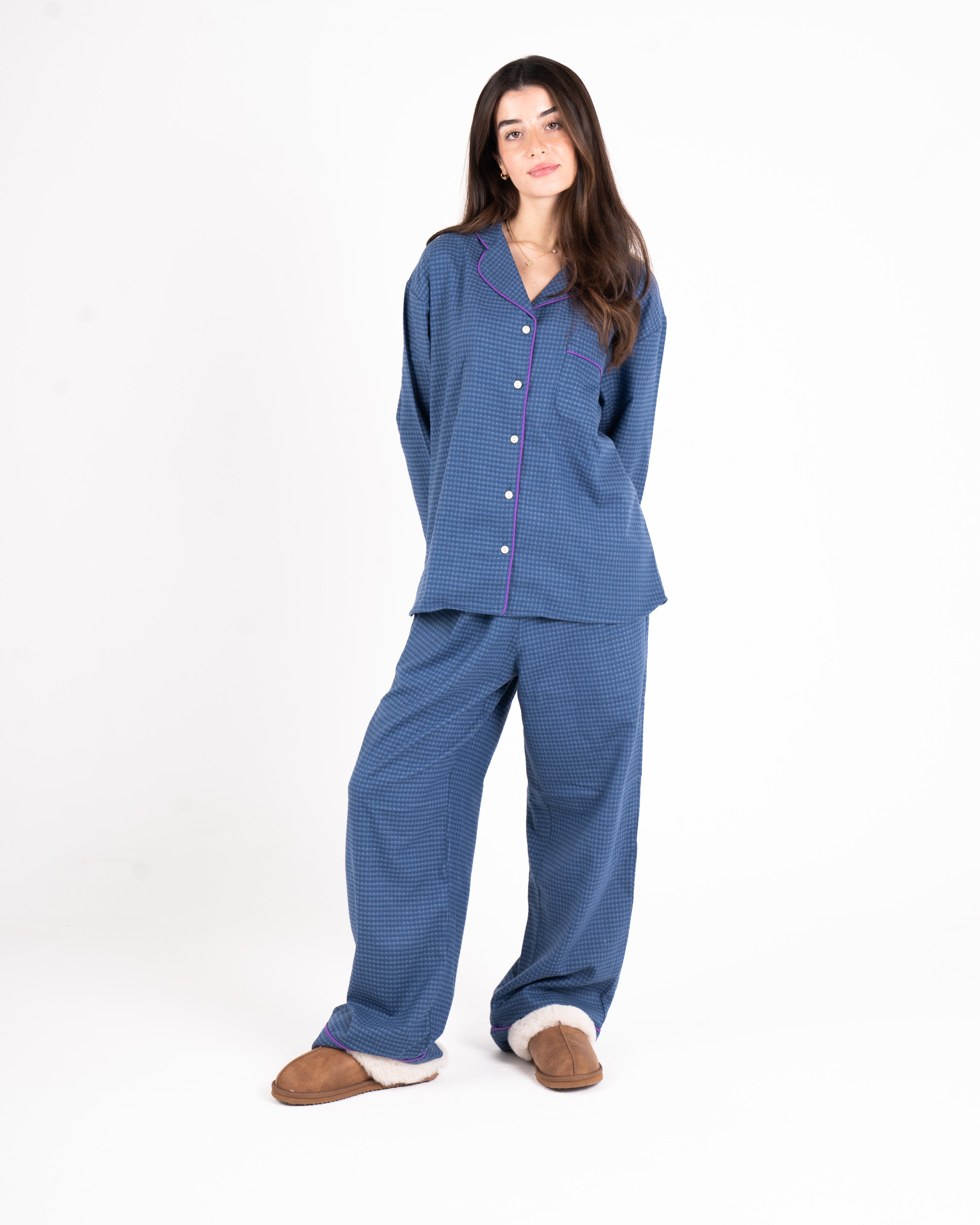 Blue Lilac Pyjama Set