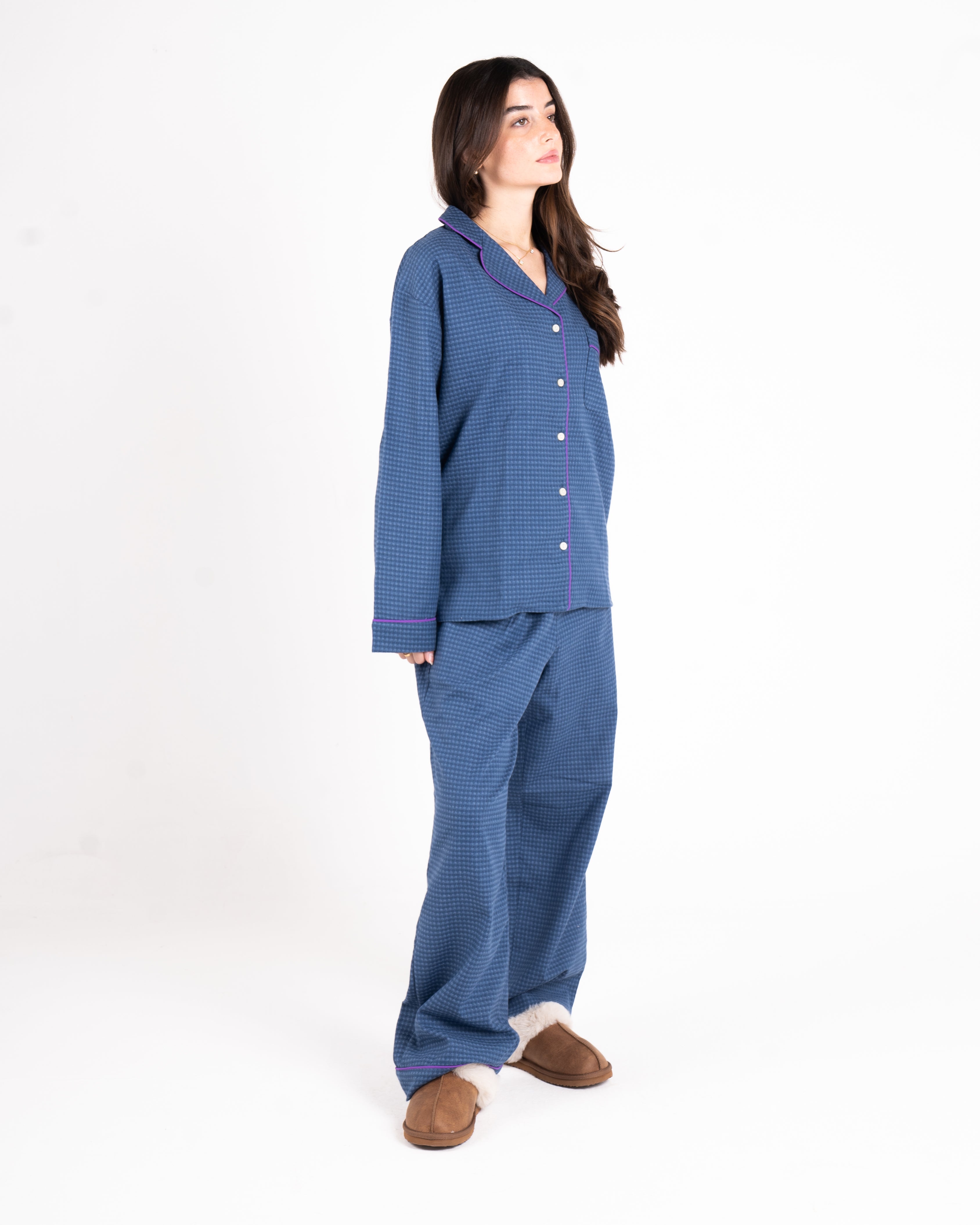 Blue Lilac Pyjama Set