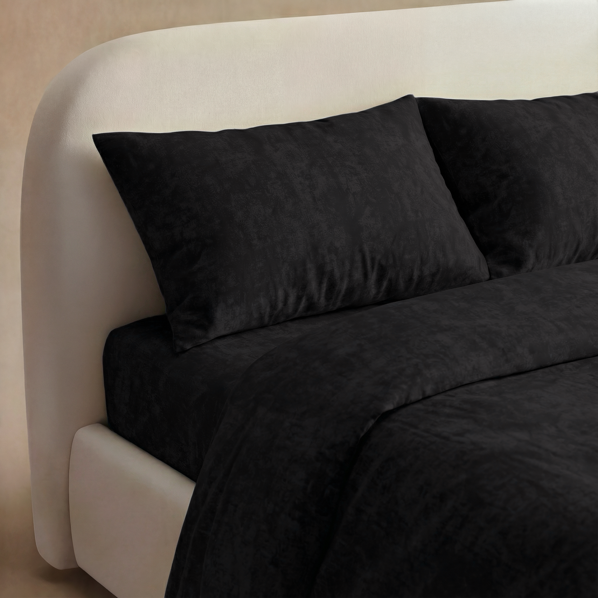 Coal Patterned Duvet Cover