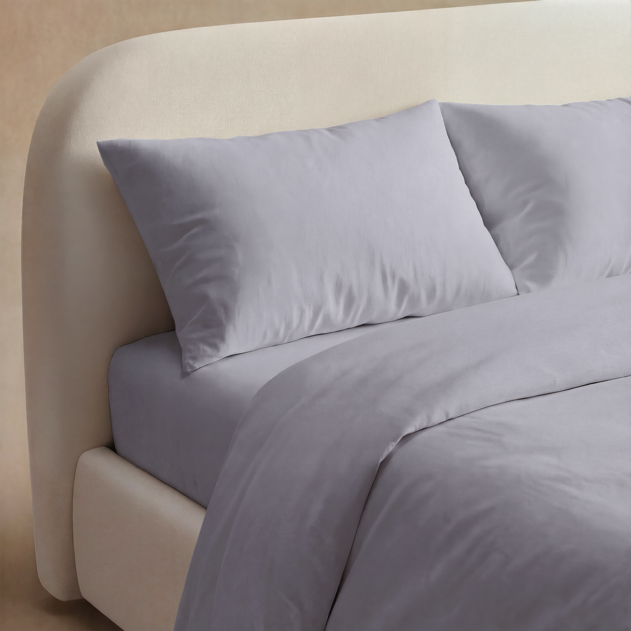 Gray Fitted Bedsheet