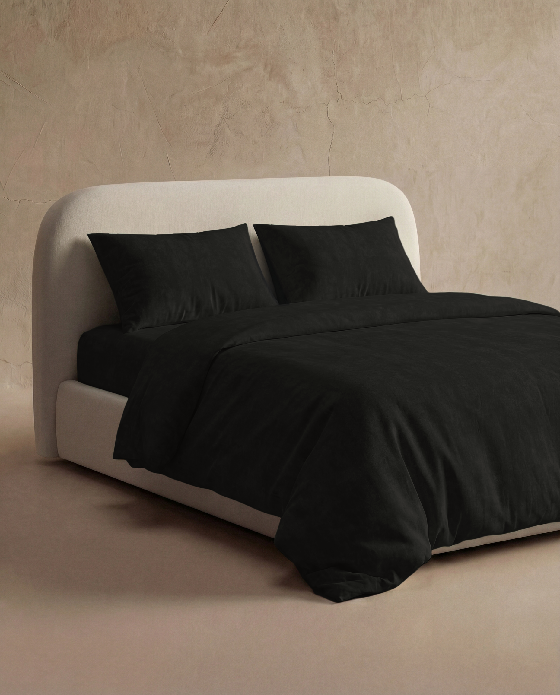 Coal Patterned Duvet Cover